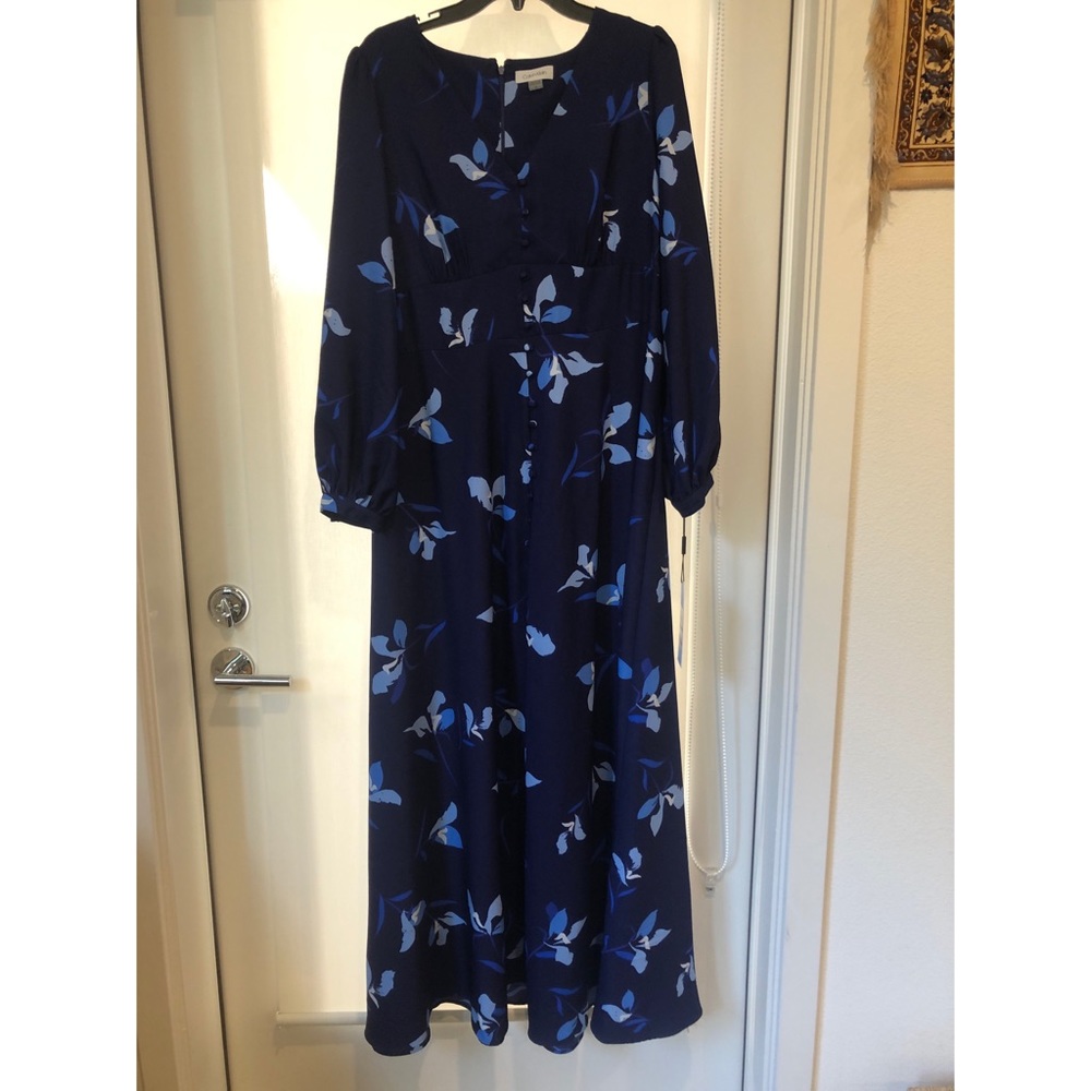 NWT Calvin Klein size 14 maxi dress.